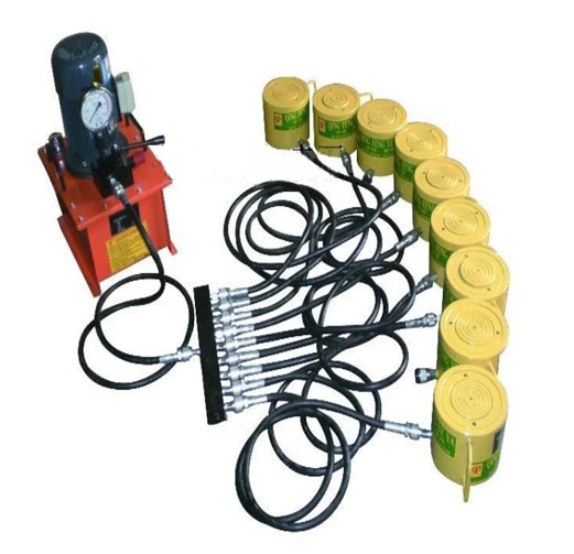 使用大吨位千斤顶中遇到的问题和解决方法